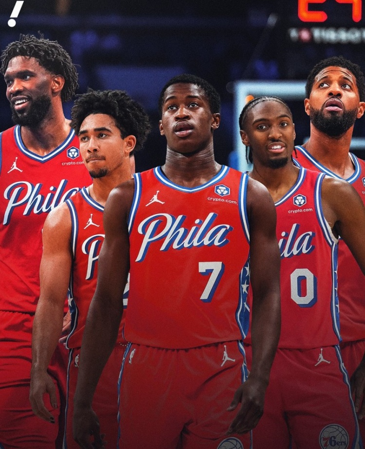 76人这阵容能走多远？恩比德+乔治+麦凯恩+马克西+埃奇库姆